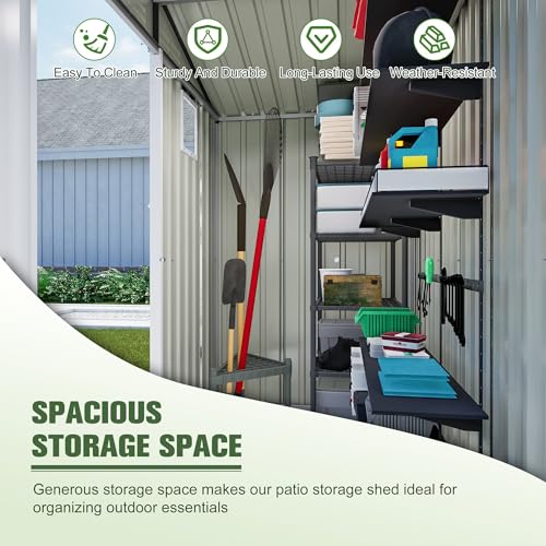 6x4 FT Outdoor Storage Shed