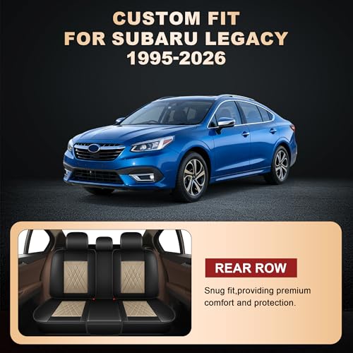 2 Front Car Seat Covers for Subaru Legacy 1995