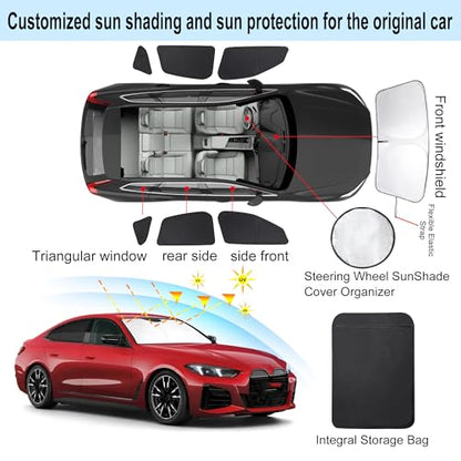 Window Shades for BMW i4 M50 2022 (7 Count)