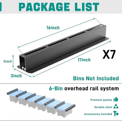 Ceiling Storage Rack (7 Count)
