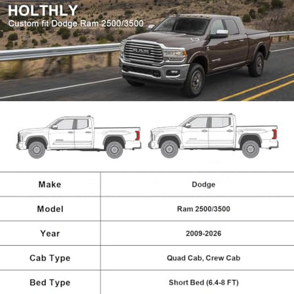 10 Layers Truck Cover Waterproof All Weather Custom Fit Dodge Ram 2500 3500