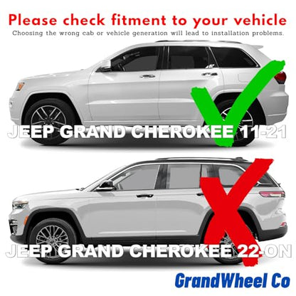 Window Deflectors Smoke Tinted in (4 Count)