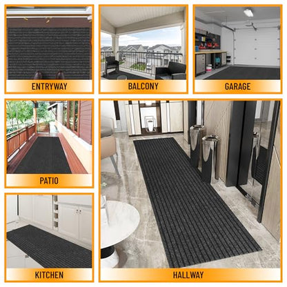 2'7" x 20' Hallway Runner with Scraper Pile