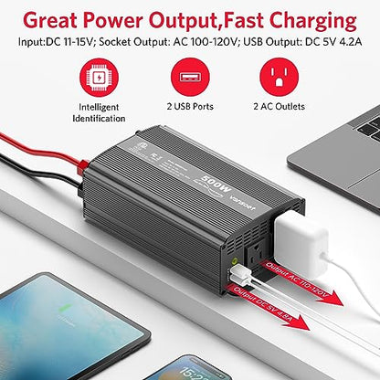 500W Pure Sine Wave Power Inverter
