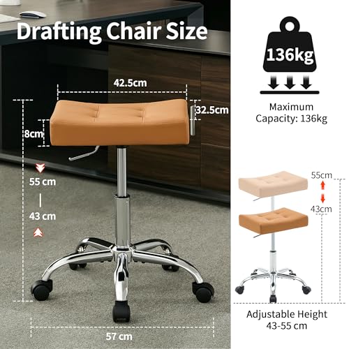 Office Stool with Wheels