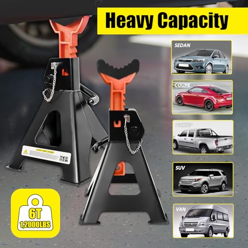 Jack Stands 6 Ton (2 Count)