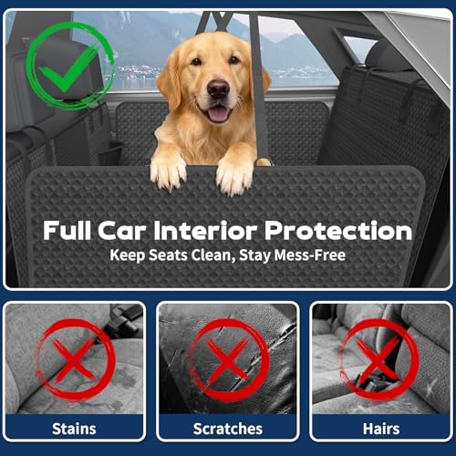Tough Dog Car Seat Cover for Back Seat with Seatback Top Protection