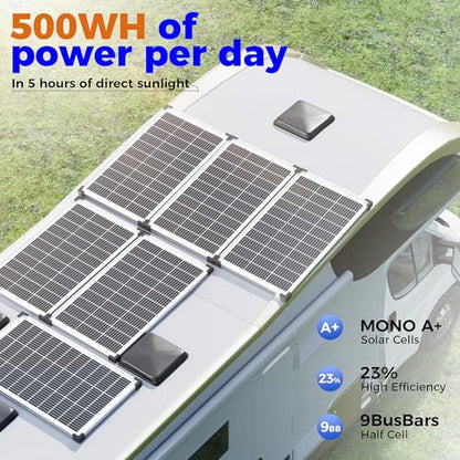 200W 12V Solar Panel 9BB Cell Monocrystalline