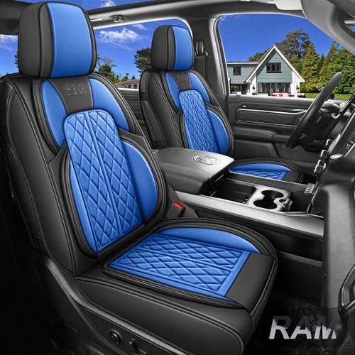 Car Seat Cover Custom Fit for Dodge Ram 1500 2500 3500 2002 (2 Count)