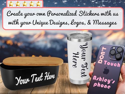 Custom Vinyl Decal or Car Magnet with Personalized Text or Logo