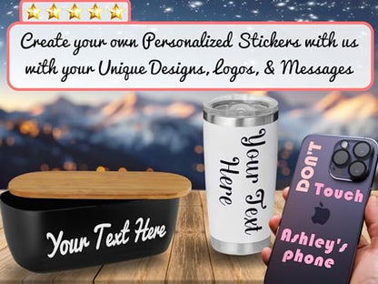 Custom Vinyl Decal or Car Magnet with Personalized Text or Logo