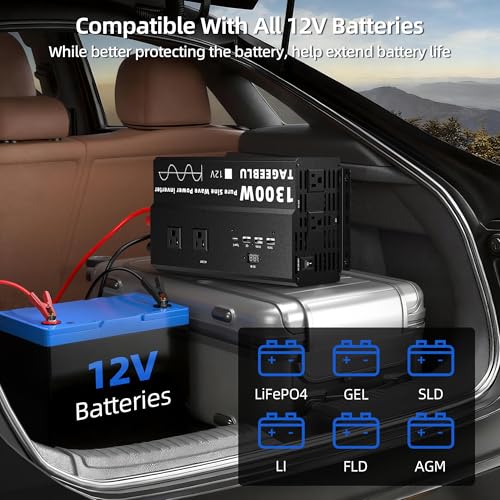 1300 Watt Pure Sine Wave Power Inverter