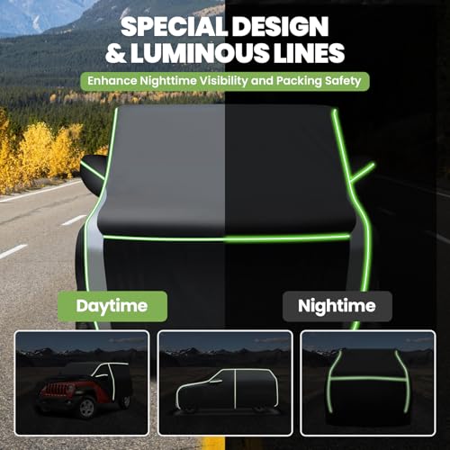 420d Car Cover Fits for Jeep Wrangler 4 Door JK JL 2006
