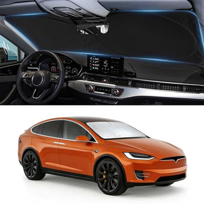 for Model X Windshield Sun Shade Sunshade for Tesla Model X 2016