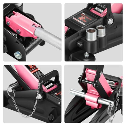 Floor Jack with Socket and Lock