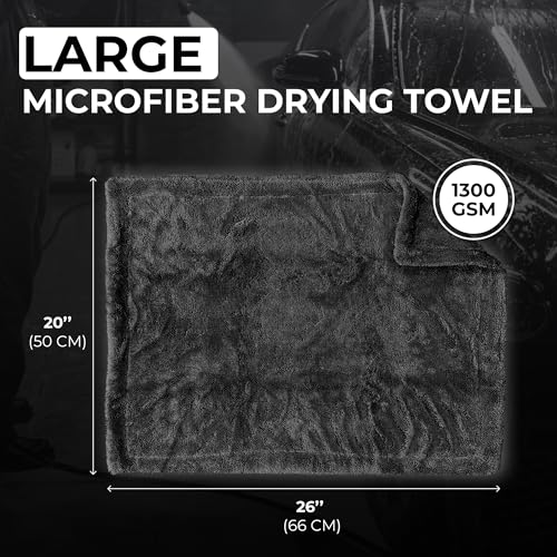 Premium Large Car Drying Towel 20"x26"