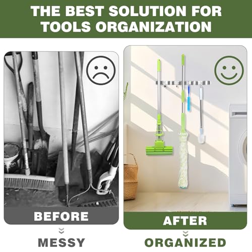 Broom Holder Wall Mount