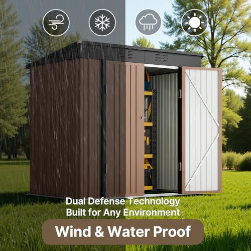 6' x 4' Outdoor Storage Shed