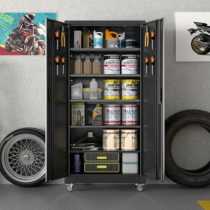 71" Metal Storage Cabinet