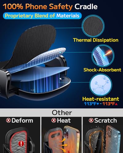 Dash Mounted Phone Holders for Your Car Dash Phone Mount for Car Dashboard Air Vent Multi