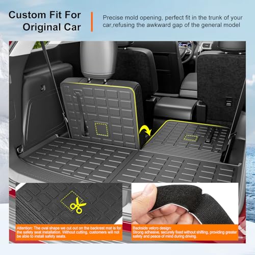 6&7 Seats Cargo Mat Trunk Mat Compatible with 2020