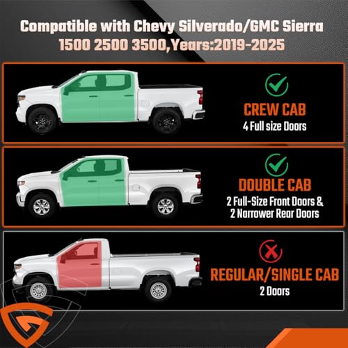 Truck Underseat Storage Box Fits for Chevy Silverado 1500 Crew Cab