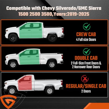 Truck Underseat Storage Box Fits for Chevy Silverado 1500 Crew Cab