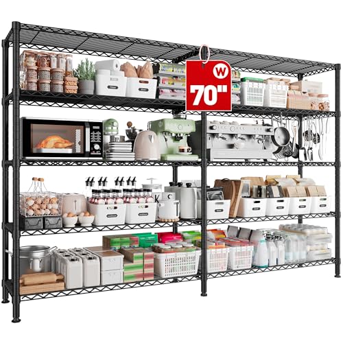 70" W Storage Shelves