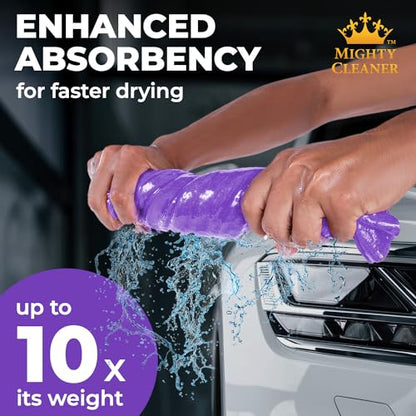 Premium Shammy Cloth for Car Drying (3 Count)