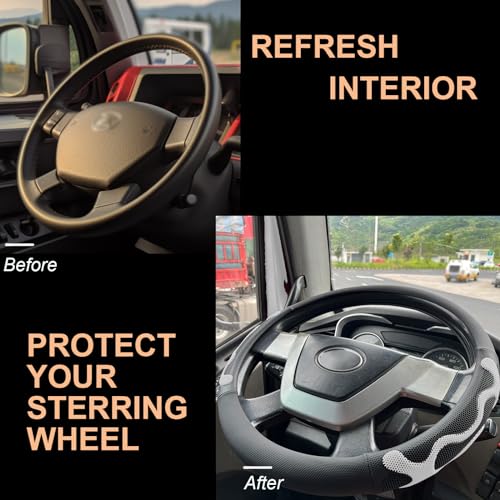 XL Comfy Grip Steering Wheel Cover for Semi Truck 18 Inch