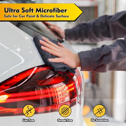 Microfiber Cleaning Cloth 12 Pack (12 Count)