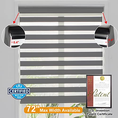 Cordless Zebra Blinds for Windows