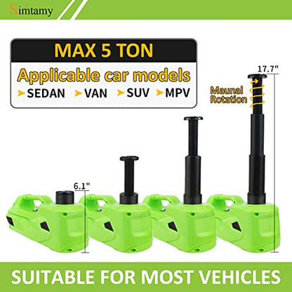 Electric Car Jack 5Ton 12V Hydraulic Car Jack Lift