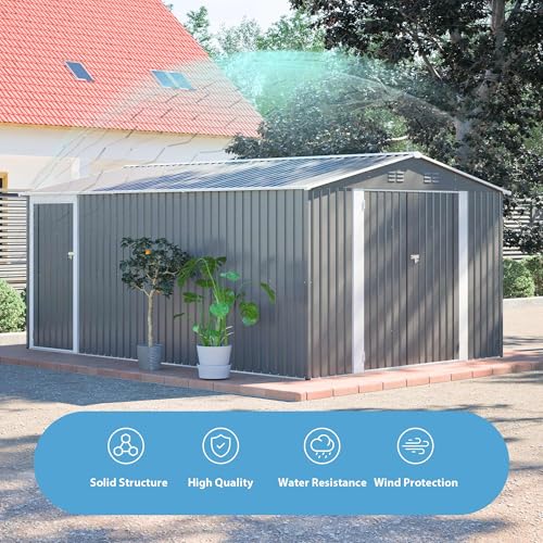 10x14 FT Outdoor Storage Shed