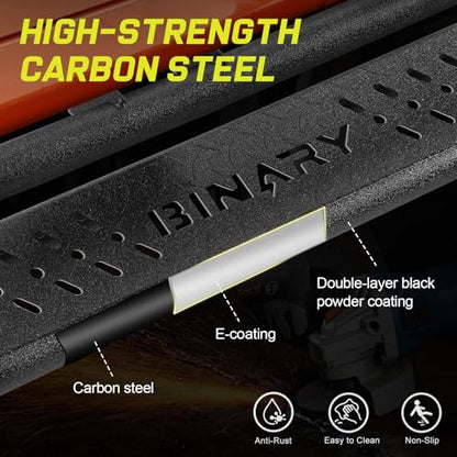 Running Boards Drop Down Side Step Compatible with Vehicle 1997
