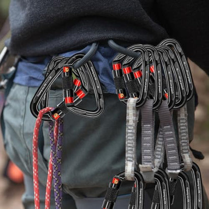 Auto Locking Carabiner Clips (4 Count)
