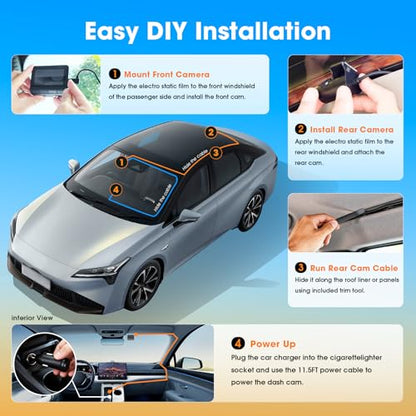 Z60 4K+1080P Dual Dash Cam