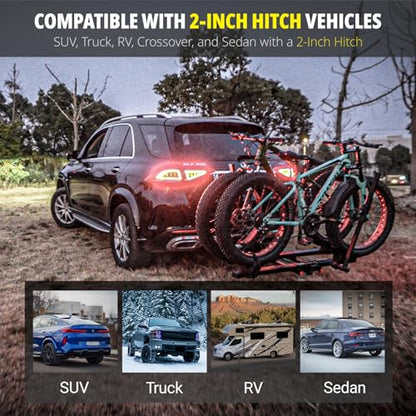 TrailV2 Plus Hitch 2 Ebike Rack with Ramp