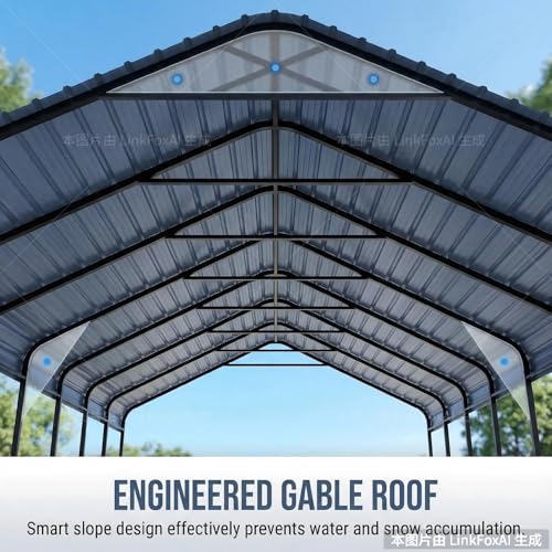 Heavy Duty 20x40 FT Metal Carport for 4 Cars