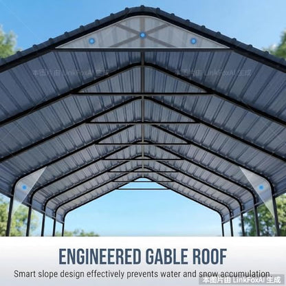Heavy Duty 20x40 FT Metal Carport for 4 Cars