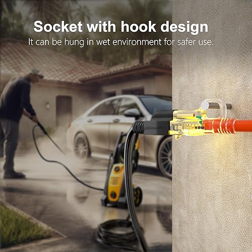 6FT 12 Gauge Extension Cord Orange