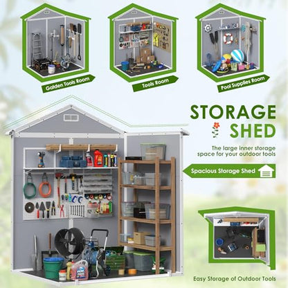 Plastic Outdoor Storage Shed