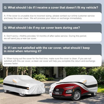 10 Layers SUV Car Cover Custom Fit for Hyundai Kona