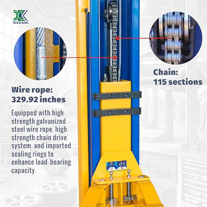 Auto 2 Post Car Lift 11500 lb Capacity Truck Hoist
