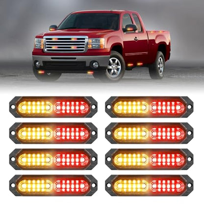1200T Emergency Strobe Grille Lights (8 Count)