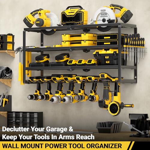 4 Layer Power Tool Organizer Wall Mount