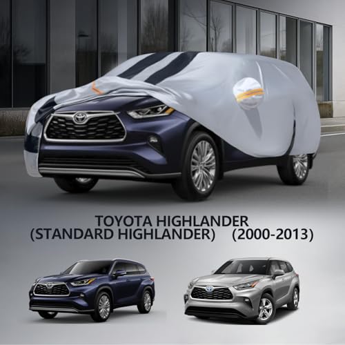 Multi Layer Car Cover Custom Fit for Toyota Highlander