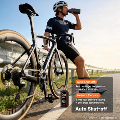 Cordless Tire Inflator Portable Air Compressor