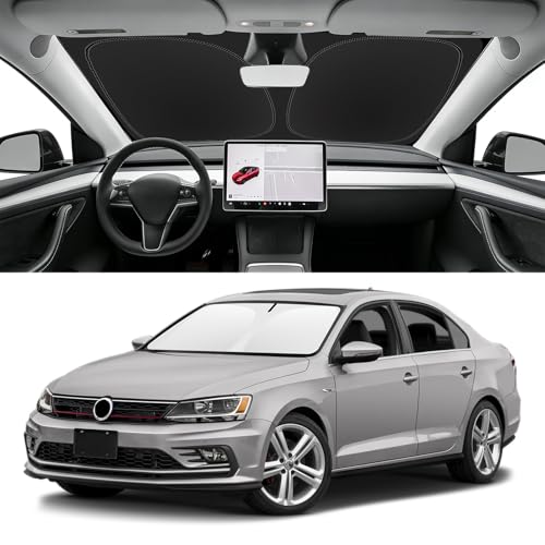Custom Fit Windshield Sun Shade for VW Jetta 2011