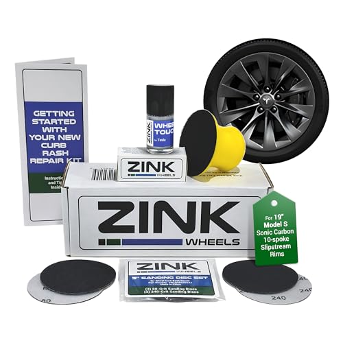 Premium Tesla Wheel Curb Rash Repair Kit for Model S 19